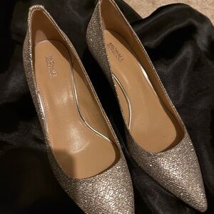 Michael Kors Glittering Silver Heels